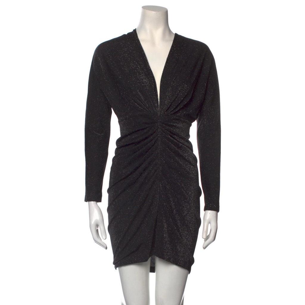 Iro Metallic Mini Dress